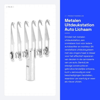 Dailygoods- Uitdeukstation Verstelbaar 6 Vingers - Deukentrekker Auto - Klauw Poot - Reparatietool Auto - Ergonomisch Ontwerp - Hoogwaardige Kwaliteit