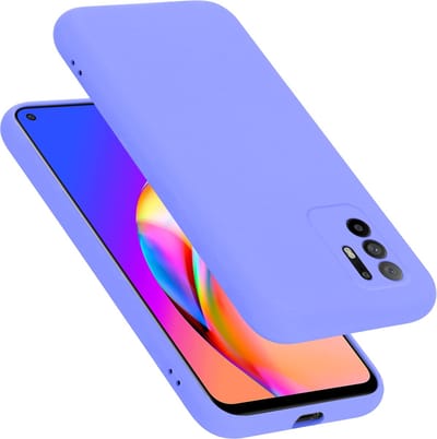 Cadorabo Hoesje geschikt voor Oppo A94 5G in LIQUID LICHT PAARS - Beschermhoes gemaakt van flexibel TPU silicone Case Cover