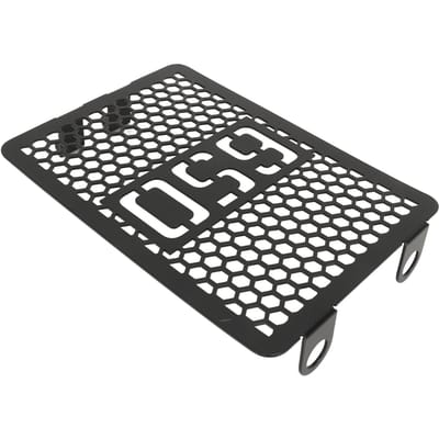 Cache Protecteur de Radiateur de Réservoir d'Eau de Moto Grille de Protection de Radiateur de Réservoir d'Eau en Aluminium pour Interceptor Continental GT gray