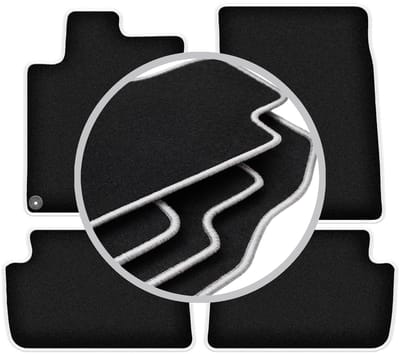 CARLUX-SILVER automatten voor: Citroen C5 I sedan, stationwagen (2001-2008)