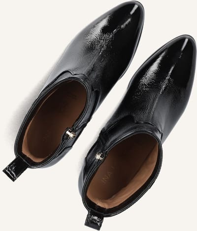 LINA LOCCHI 8543 Enkellaarsjes - Enkelboots met rits - Dames - Zwart - Maat 38
