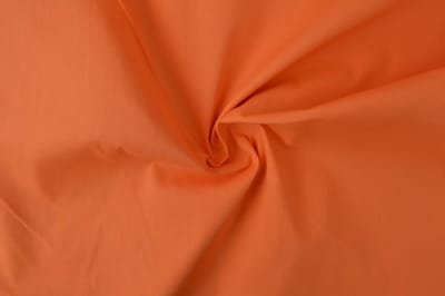 12 meter brandvertragende katoen stof - Oranje - 300cm breed