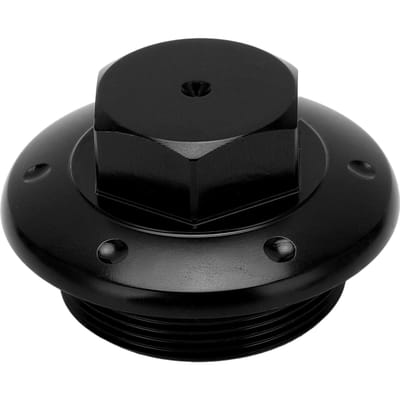 Motorfiets Oliecarter Aftapplug Aluminiumlegering Vervanging voor Vespa Spring 150 Gts300 GtvZwart black