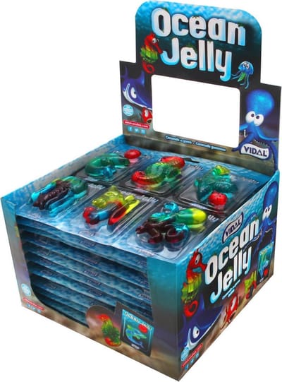 Vidal Ocean Jelly in blister - 66 stuks