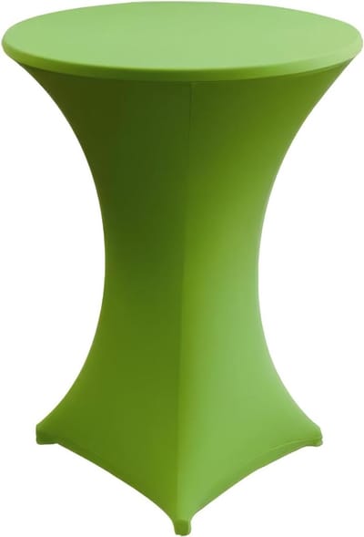Hoezen voor statafels - Bistrotafelhoezen - Feesten en evenementen - Stretch pasvorm - Ø 70-72 cm - Groen