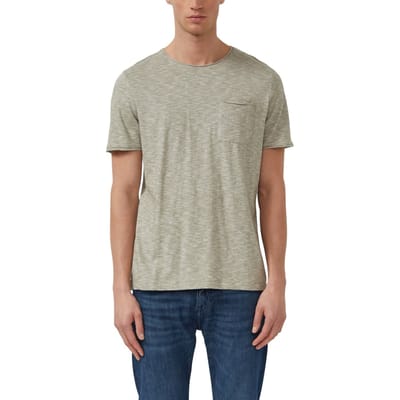 s.Oliver  T-shirts Army Green Taglia: S | Magliette basic Outlet | Uomo | Verde