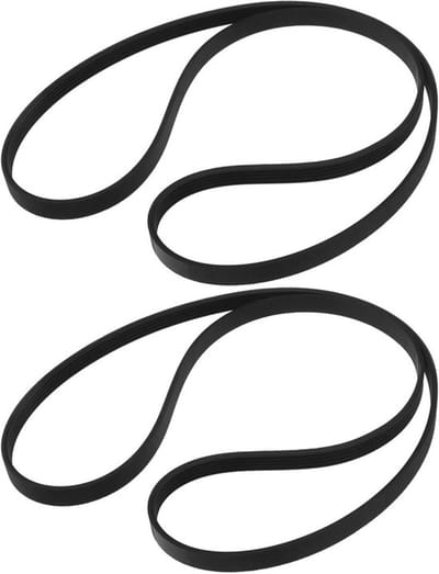 Allecto - Wasmachine Aandrijfriem - Rubberen Riem - 2 stuks - Zwart