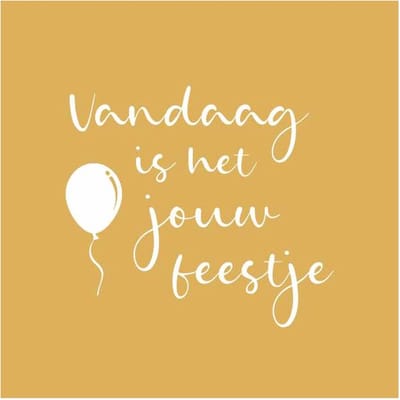 Luxe Bloemenkaartjes - Wenskaarten - Cadeaukaart - Geel - Feestje - 7x7cm - 20 Stuks - Met Boorgaatje