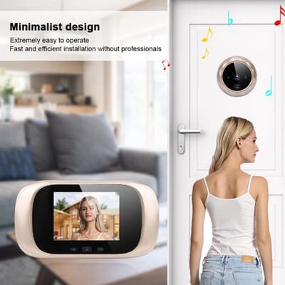 Allecto - Visuele Deurkijker - Digitale Kijkgaatje-beveiligingscamera