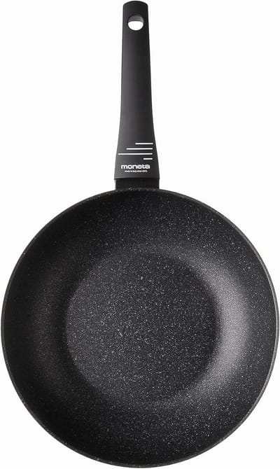 Wokpan 28 cm met Artech Stone Ultra Coating - Perfect voor Vetvrij Koken