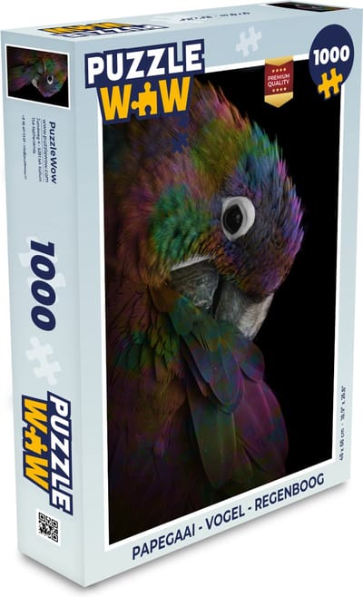 Puzzel Papegaai - Vogel - Regenboog - Legpuzzel - Puzzel 1000 stukjes volwassenen