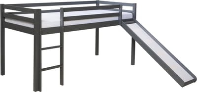 Homestyle4u hoogslaper - 90x200 cm - Grijs