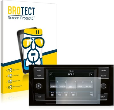 Screenprotector voor Volkswagen T6.1 California 2021 Composition Colour 6.5" Beschermglas transparant