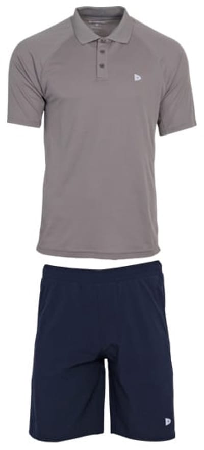 Donnay - Multi Sportset Zac - Trainingsset - Navy/Steel Grey (730) - maat S