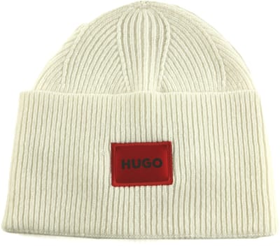 HUGO muts Xaff 6 Beanie Natural wit