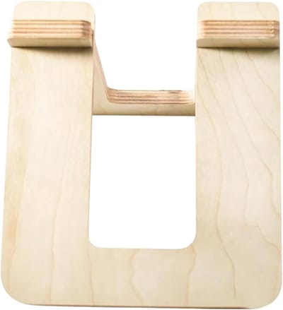 Fietsenrek Hout - Loopfiets standaard - Kinderen fietsen - Afneembaar ontwerp - 12x6 inch - Veelkleurig