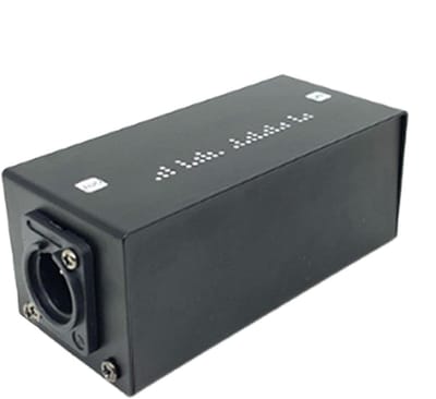 Microfoon Voorversterker - Signaal Booster - Audio Opnames - Geluidsarm Signaal - Compact Ontwerp - Zwart