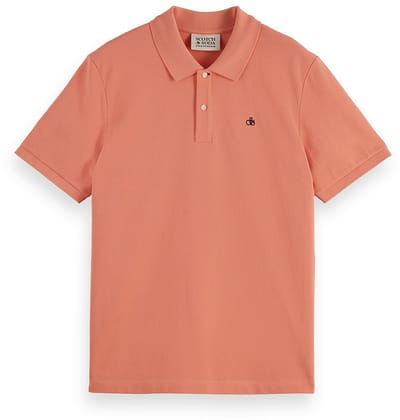 Scotch & Soda Seasonal Core Pique Chest Logo Polo