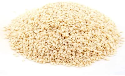 Tuana Kruiden - Sesamzaad Wit Gepeld - Zak 400 Gram - SesamWit400g