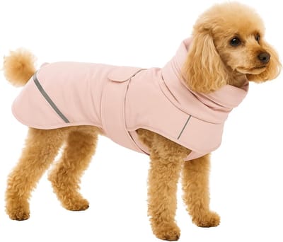 Hondenjas – Flamingo Cujo – honden jas – hondenjasjes winter – hondenjas waterdicht – 30 cm – A:30cm B:42cm C:42-48cm – roze