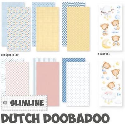 Dutch Doobadoo CraftyKit Slimline Babyboy 473.005.056 210x210mm (01-24)