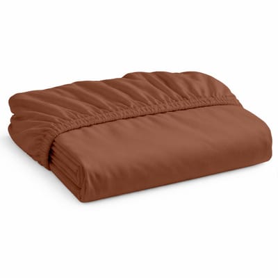 Decoware Hoeslaken Jersey - Terra - Katoen - Elastisch - 90x200 cm - Geschikt voor matrassen tot 25 cm