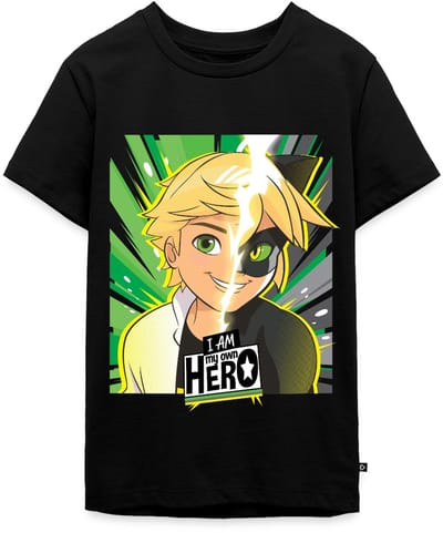 Miraculous I Am My Own Hero Adrien Cat Noir Premium T-Shirt Tiener