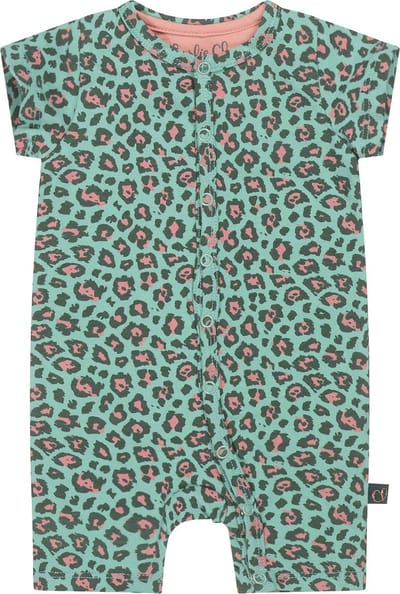 Charlie Choe - Pyjama - Groen - Panter - Maat 56