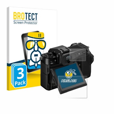 Screenprotector 3 Stuks voor Fujifilm GFX100S II (Display + Schouderdisplay) Beschermglas transparant