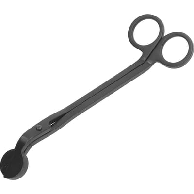Kaarsenpit Trimmer Afgeronde Kop Zwart Roestvrij Staal Pitknipper Knipper Schaar voor Gelijkmatig