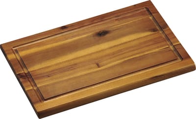 Kesper Acacia houten snijplank - 21 x 32 cm - Keuken benodigdheden - Groente/Fruit/Vlees