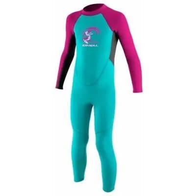 Rugwetsuit met volledige rits voor meisjes O'Neill Reactor-2 2 mm