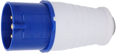 Allecto - 3-Pin 32A Plug - Waterdichte en Explosieveilige Stekker - Voor Binnen en Buiten - Betrouwbare Verbinding - Geschikt voor Tuin en Bouw - V...