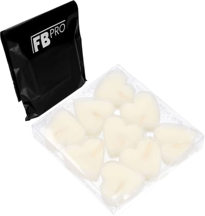 Kaarsen - Hartjes kaarsen - Theelichtjes - Set van 9 waxinelichtjes - Ideaal voor decoratie of feesten en cadeaus - 70 minuten brandduur en stabiele vlam - Verpakt in geschenkdoos - Perfect voor Valentijnsdag of bruiloften en diners - Wit