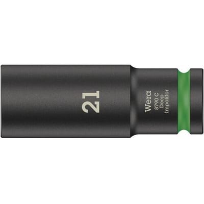 Wera 8790 C Impaktor Deep 05004837001 Inbus Dopsleutelinzetstuk 21 mm 21 mm 1/2 (12.5 mm)