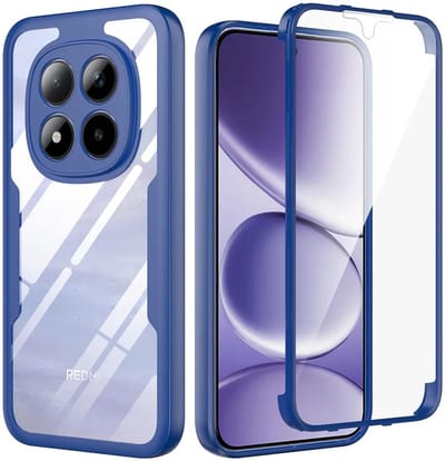 Hoesje geschikt voor Xiaomi Redmi Note 15 Pro Plus / Xiaomi Poco M8 Pro - Techsuit ColorVerse 360 Case met Screenprotector - Blauw