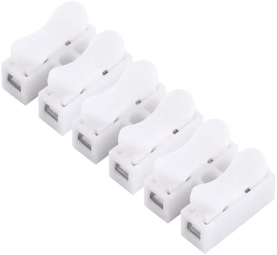 100 Stuks 10A 220V 2-Pin Push Quick Wire Kabelconnector - Snelle Aansluiting, Elektrische Verbinding, Draadverbinding