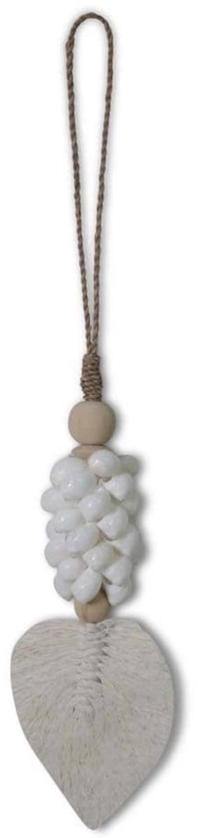 Safaary - Raffia Hanger Tassel Shell