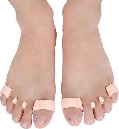 Scoby - Tenenspreider - Teencorrector - Pijnlijke Tenen - Correctie - Hamertenen & Hallux Valgus - Siliconen Gel - 2 stuks