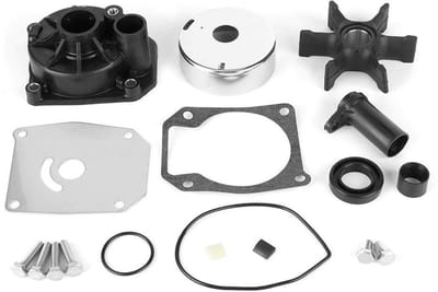 Dailygoods- Waterpomp Impeller Reparatie Kit - Vervanging voor Evinrude - 6 Bladen - Roestvrij Staal/Rubber/Nylon - Geschikt voor 3-cilinder 60/65/70 PK - Gloednieuw