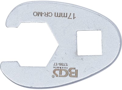 BGS Vierkante moersleutel aandrijving 10 mm (3/8") SW 17 mm ...