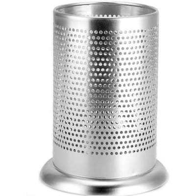 RVS Eetstokjeshouder Eetstokjes Rietjes Mand Droogrek Keuken Gerei Organizer white