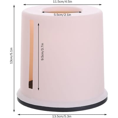 Plastic Rol Toiletpapierhouder met Deksel Voor Keuken Restaurant Badkamer Ronde Servetrol Papier Organizer Bureau Container