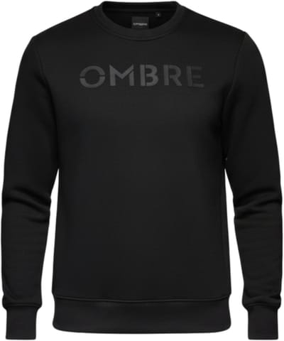 OMBRE Sweater - Regular Fit - Katoen - Lange Mouw Zwart S