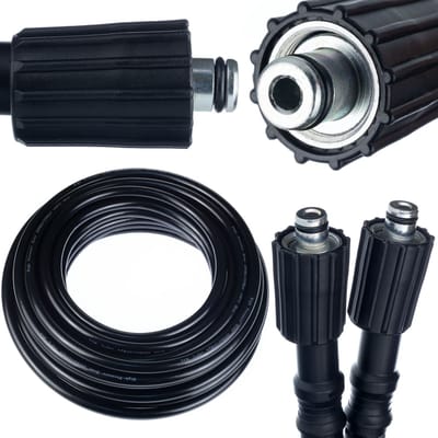 Rosfix Hogedrukslang Vervanging 10 m - 200 bar M22-M22 - 14 mm Pen, Nylon Versterkt - Geschikt voor Kärcher