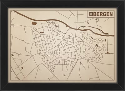 Decoratief Beeld - Houten Van Eibergen - Hout - Bekroned - Bruin - 21 X 30 Cm
