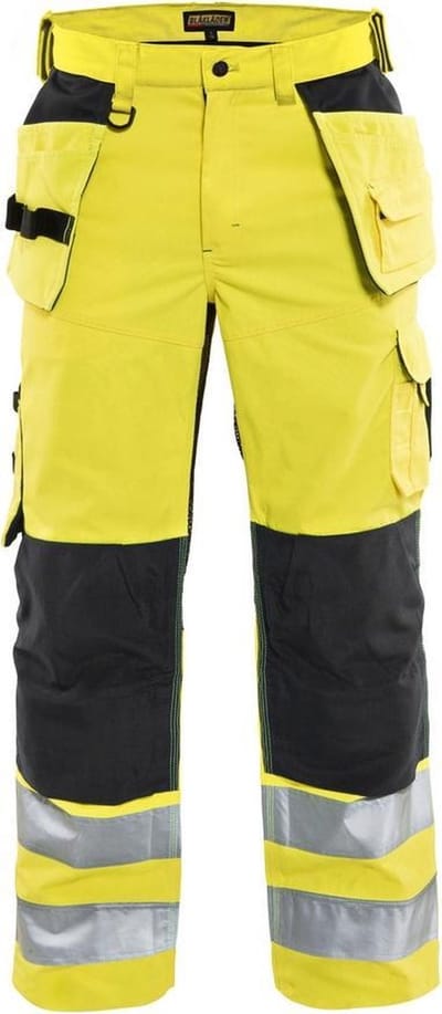 Blaklader Werkbroek High Vis met ventilatie 1565-1811 - High Vis Geel/Zwart - C52