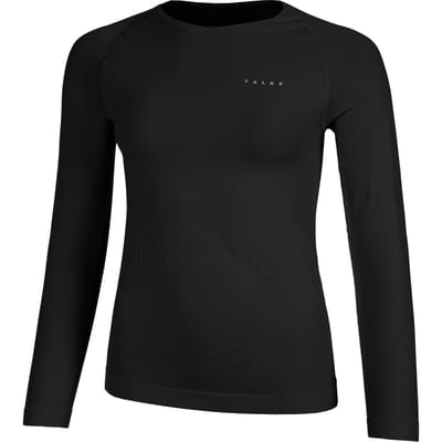 FALKE Warm Longsleeved Shirt sneldrogend functioneel functioneel shirt met lange mouwen dames zwart - maat XS