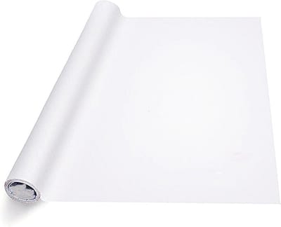 Whiteboard Folie XL Elektrostatisch (300 x 60 cm) - Whiteboard - Beschrijfbare Muurfolie - Elektrostatische Whiteboardfolie - Schoolbord Folie - Memobord Folie - Elektrostatische Folie