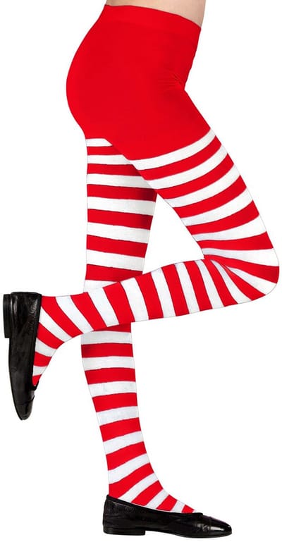 Panty wit rood gestreept pipi kind